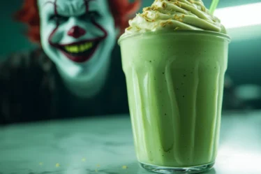 Smoothie banane matcha lait d’amande