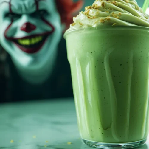 Smoothie banane matcha lait d’amande
