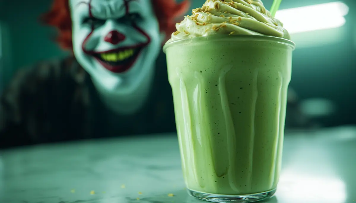Smoothie banane matcha lait d’amande