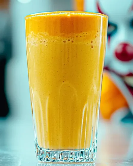 recette Smoothie carotte orange curcuma