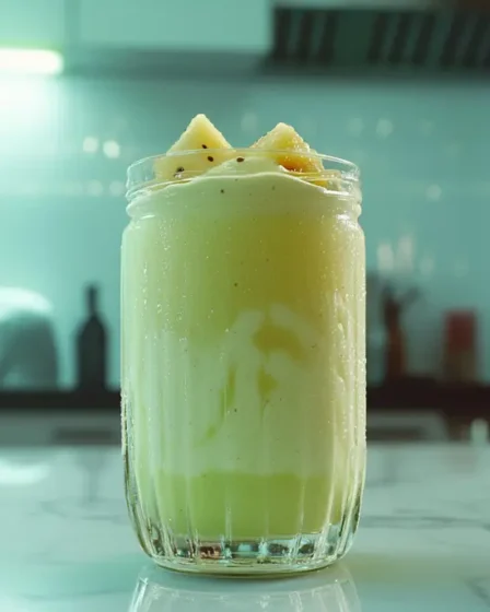 recette Smoothie kiwi ananas coriandre