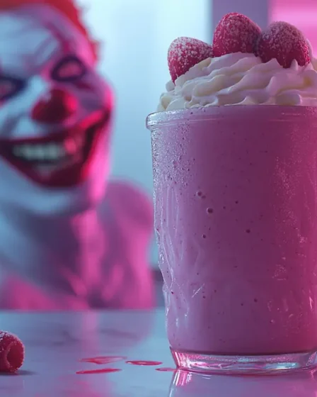 smoothie litchi rose